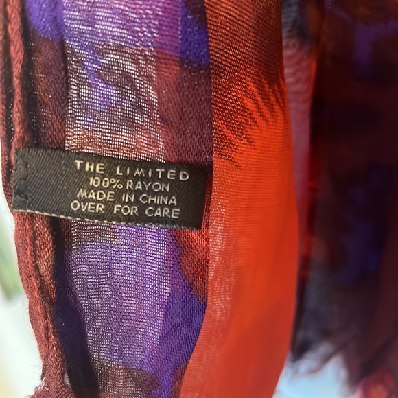 5/$25 The Limited Floral Scarf - Picture 2 of 5